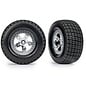 Traxxas TRA10475  Hoosier Mounted Rear Tires on Satin Wheels (2) Slash Modified