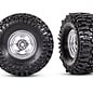 Traxxas TRA9872  Pre-mounted 1" Satin Wheels w/ MT Baja Pro Tires (2)  TRX-4M
