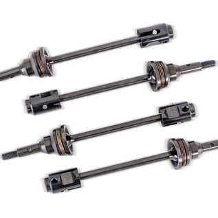 Traxxas TRA10789X  WideMaxx Steel CV Driveshafts & Drive Cups (4) for Mini XRT
