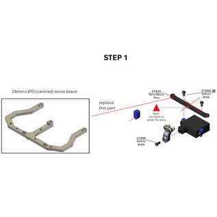 DAS Speed DAS-RC28-001  RC28R 24mm LiPo Servo Brace