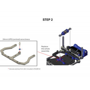 DAS Speed DAS-RC28-001  RC28R 24mm LiPo Servo Brace