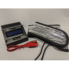 Team Powers TPRPRODTWO-2  Pro Driver Tire Warmers with Touring Car Tire Cups