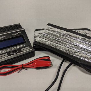 Team Powers TPRPRODTWO-2  Pro Driver Tire Warmers with Touring Car Tire Cups