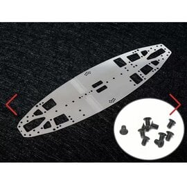 WeiRC WEI-SCSET-A800R  WeiRC  1.2mm Steel Chassis w/ Screws Set for Awesomatix A800RR (140g)