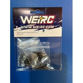 WeiRC WEI-SCS- TC8  WeiRC Steel Screw Set for Associated TC8 (50)
