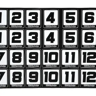 Bittydesign BDYRNDS-2415  Bittydesign Race Number Decal Sheet (34x24cm)