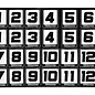 Bittydesign BDYRNDS-2415  Bittydesign Race Number Decal Sheet (34x24cm)