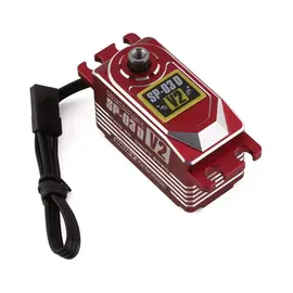 Yokomo YOKSP-03DV2RA  SP-03 D V2 Programmable Brushless Drift Servo (Red) (High Voltage)