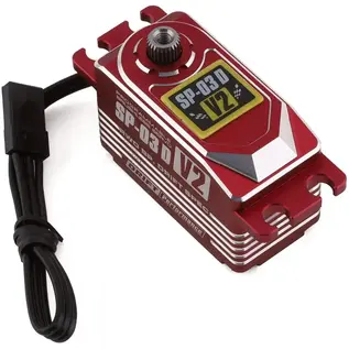 Yokomo YOKSP-03DV2RA  SP-03 D V2 Programmable Brushless Drift Servo (Red) (High Voltage)