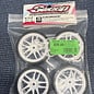 SWEEP SWP3236221P D36 D-SPEC Treaded Belted GT Tire White 12 Spoke 4pc set Pre-glued