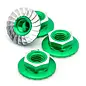 1UP Racing 1UP870801  7075 Lockdown M4 Wheel Nuts Green