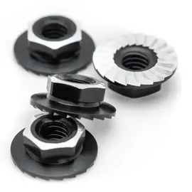 1UP Racing 1UP870001  7075 Lockdown M4 Wheel Nuts Black
