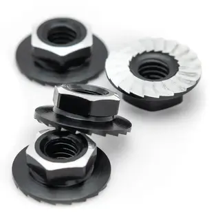 1UP Racing 1UP870001  7075 Lockdown M4 Wheel Nuts Black