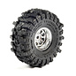 Proline Racing PRO10251-10  1/30 Baja Pro X Front/Rear Mounted Chrome Beast Tires (4): Axial SCX30