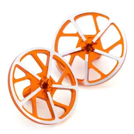 1UP Racing 1UP80106   7075 Tenfold On-Road Wing Screws Orange