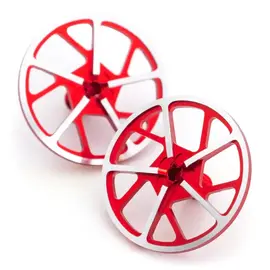 1UP Racing 1UP80105   7075 Tenfold On-Road Wing Screws Red