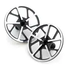 1UP Racing 1UP80100   7075 Tenfold On-Road Wing Screws Black