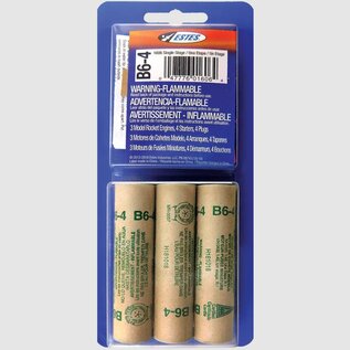 Estes EST10021  B6-4 Model Rocket Engines (3pk)