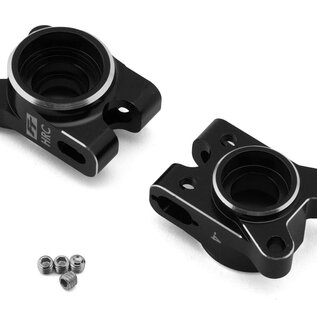 Team Associated ASC92565  B7 FT Alum Rear HRC Hub Set (Black) (2) (-4mm)