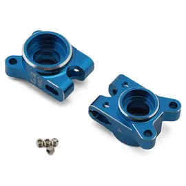 Team Associated ASC92564  B7 FT Alum Rear HRC Hub Set (Blue) (2) (-4mm)