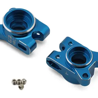 Team Associated ASC92564  B7 FT Alum Rear HRC Hub Set (Blue) (2) (-4mm)
