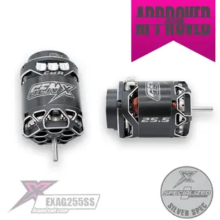 EXALT EXAG255SS  Exalt Gen-X 25.5T Silver Spec Brushless Motor