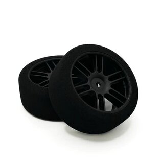 BSR BSRF2642-B  26mm Tire 42 Shore Front Nitro Carbon Wheels (2)