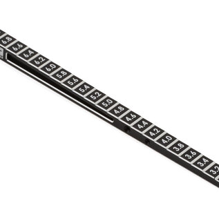 Team Associated ASC1530 Factory Team Aluminum Stepped On-Road Ride Height Gauge (3-7mm)