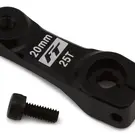 Team Associated ASC81673 Factory Team Aluminum 20mm Servo Horn (Black) (-2mm Offset) (25T-Futaba/ProTek)