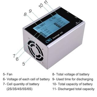 SMC SMCA12  Ori a12 LiPo Storage Discharger 120 Watts | 2-6s 27 Volts Max w/ XT60 Plug