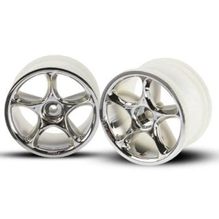Traxxas TRA2472  Chrome Bandit Rear Tracer 2.2" Buggy Wheels (2) Pins