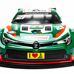 ZooZilla ZR-0021-07 Gorilla MINI - 1:10 M-Chassis Mini Touring Car Body (.07mm)