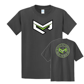 MRC Hobbies Products Michael's RC Hobbies Logo "M" T-Shirt (Charcoal Grey) Large