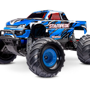 Traxxas TRA36254-8 BLUEX  Blue Stampede 1/10 Scale Monster Truck w/ Battery & USB-C
