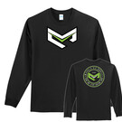 MRC Hobbies Products Michael's RC Hobbies Logo "M" T-Shirt Long Sleeve (Black) 2XLarge