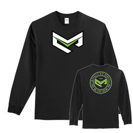 MRC Hobbies Products Michael's RC Hobbies Logo "M" T-Shirt Long Sleeve (Black) XLarge