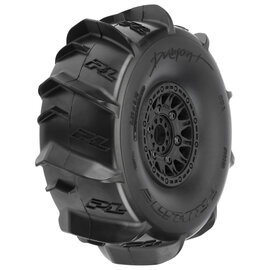 Proline Racing PRO1018911  1/7 Dumont Sand/Snow F/R Tires MTD 17mm Black Raid (2): Mojave/UDR