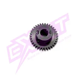 EXALT EXA6434  34T X-tra Light-Speed Machined Aluminum 64p Pinion Gears (3.17mm Bore)