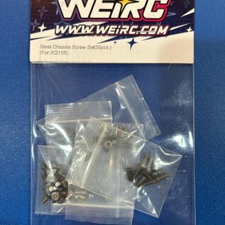 WeiRC WEI-SCS- XQ11R  WeiRC Steel Screw Set for XQ11R