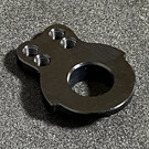 Sagami SRF-XR-006B  Sagami RC Fab XR-006B Aluminum horn for XRAY servo saver (Black)