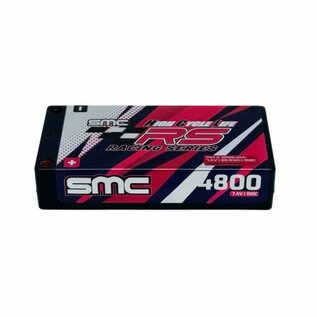SMC SMC48150-2S1P  HCL-RS 7.4V-4800mAh 150C LCG 2S Lipo Battery 21mm Shorty 5mm