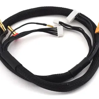 Maclan Racing MCL4173  Maclan Max Current 2S/4S Charge Cable Lead w/4mm & 5mm Bullet Connector (Junsi X6 iCharger)