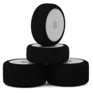 HackFab HFB06300W  HackFab Losi Micro-B Foam Tires (4) (White)