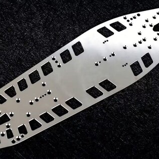 WeiRC WEI-SCSET-FXR  V2 WeiRC 1.2mm Steel Chassis w/ Screws Set for Awesomatix A800 FXR V2 (135g)