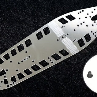 WeiRC WEI-SCSET-FXR  V2 WeiRC 1.2mm Steel Chassis w/ Screws Set for Awesomatix A800 FXR V2 (135g)