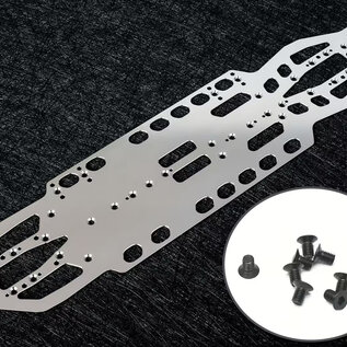 WeiRC WEI-SCSET-Mi9  WeiRC  1.2mm Steel Chassis w/ Screws Set for  Schumacher Mi9