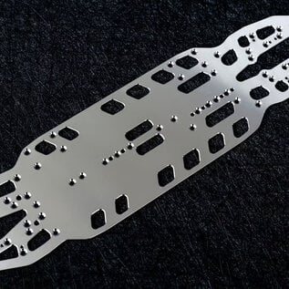 WeiRC WEI-SCSET-X426  WeiRC 1.2mm Steel Chassis w/ Screws Set for Xray X4 2026 (158g)