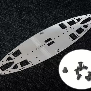 WeiRC WEI-SCSET-A800R  WeiRC  1.2mm Steel Chassis w/ Screws Set for Awesomatix A800RR (140g)