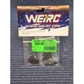 WeiRC WEI-ACS- A800R  WeiRC 110 Steel Screw Set for Alumium Chassis Kit A800R