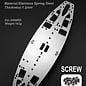 WeiRC WEI-SCSET-A800R  WeiRC  1.2mm Steel Chassis w/ Screws Set for Awesomatix A800RR (140g)